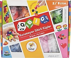 Lino Qbic Kurumayan Sihirli Küpler 8 Renk Blok Oyuncak
