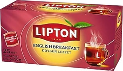 Lipton English Breakfast 25'li Bardak Poşet Çay