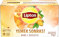 Lipton Nane ve Zencefil Yemek Sonrası Bitki Çayı 18'li