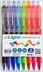 Liqeo İnstant Dry 0.7 mm 8'li Jel Kalem