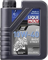 Liqui Moly Basic Street 10W-40 4T 1 lt Motosiklet Yağı