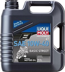 Liqui Moly Basic Street 10W-40 4T 4 lt Motosiklet Yağı
