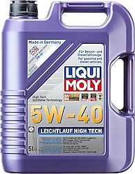 Liqui Moly Leichtlauf High Tech 5W-40 5 lt Motor Yağı