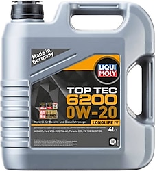Liqui Moly Top Tec 6200 0W-20 4 lt Motor Yağı