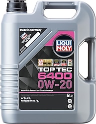 Liqui Moly Top Tec 6400 0W-20 5 lt Motor Yağı