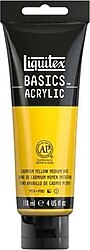 Liquitex Basics 118 ml 161 Cadmium Yellow Medium Hue Akrilik Boya