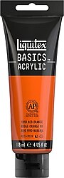 Liquitex Basics 118 ml 620 Vivid Red Orange Akrilik Boya