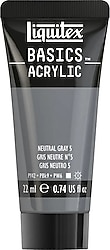 Liquitex Basics 22 ml 599 Neutral Gray 5 Akrilik Boya