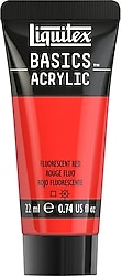 Liquitex Basics 22 ml 983 Fluorescent Red Akrilik Boya