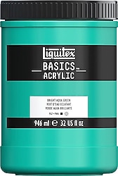 Liquitex Basics 946 ml 660 Bright Aqua Green Akrilik Boya