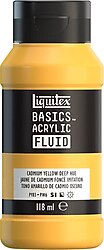 Liquitex Basics Fluid 118 ml 163 Cadmium Yellow Deep Hue Akrilik Boya