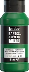 Liquitex Basics Fluid 118 ml 224 Hooker's Green Permanent Hue Akrilik Boya