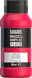 Liquitex Basics Fluid 118 ml 415 Primary Red Akrilik Boya
