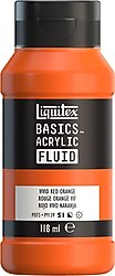 Liquitex Basics Fluid 118 ml 620 Vivid Red Orange Akrilik Boya