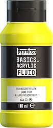 Liquitex Basics Fluid 118 ml 981 Fluorescent Yellow Akrilik Boya