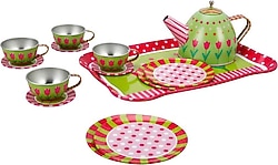 Little Chef 15 Parça Metal Çay Takımı