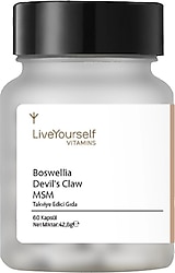 Live Yourself Boswellia Devil's Claw MSM 60 Kapsül