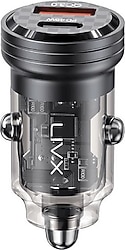 LivX Transparent L35 45 W Hızlı Araç Şarj Aleti