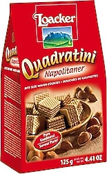 Loacker Quadratini Fındık Krema Dolgulu Küp Gofret 125 gr