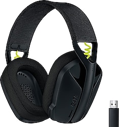 Logitech G435 Lightspeed Kablosuz Mikrofonlu Kulak Üstü Oyuncu Kulaklığı Siyah