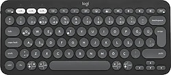 Logitech Pebble Keys 2 K380S 920-011851 Siyah İngilizce TKL Q Kablosuz Klavye
