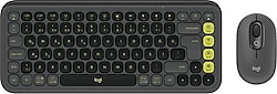 Logitech Pop Icon Combo 920-013075 Gri Kablosuz Klavye Mouse Seti