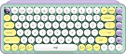 Logitech POP Keys 920-010819 Lila Sarı TKL Kablosuz Mekanik Klavye