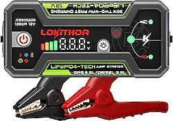 Lokithor J1350Pro 12V 1350A LifePO4 Akıllı Akü Şarj Cihazı