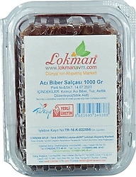 LokmanAVM Acı Biber Salçası 1 kg