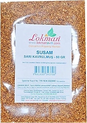 LokmanAVM Kavrulmuş Sarı Susam 50 gr