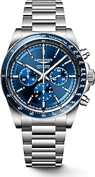 Longines Conquest Chronograph L3.835.4.92.6 Çelik Kordon Mavi Erkek Kol Saati
