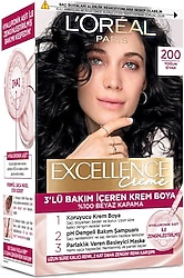 L'Oreal Paris Excellence Creme 200 Yoğun Siyah Saç Boyası