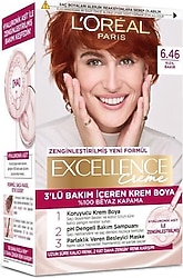 L'Oreal Paris Excellence Creme 6.46 Kızıl Bakır Saç Boyası