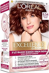L'Oreal Paris Excellence Creme 6.54 Açık Kızıl Kahve Saç Boyası