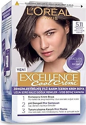 L'Oreal Paris Excellence Cool Creme 5.11 Ekstra Küllü Açık Kahve Saç Boyası