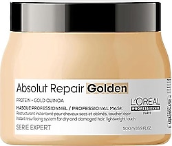 L'Oreal Paris Serie Expert Absolut Repair Golden Onarıcı Altın Saç Maskesi 500 ml