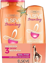 L'Oreal Paris Elseve Dream Long 450 ml Şampuan + 175 ml Saç Kremi Set