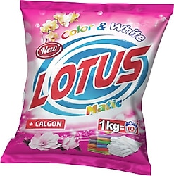 Lotus Beyazlar ve Renkliler için 1 kg Toz Deterjan