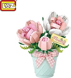 Loz Saksılı Gül LZ8836 230 Parça Blok Oyuncak