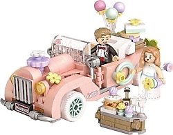Loz Mini Blocks Eski Model Düğün Arabası LZ4210 290 Parça Blok Oyuncak
