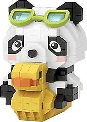 Loz Ördekli Panda Lz-8634 190 Parça Blok Oyuncak
