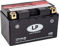 LP Batteries YTZ10S-BS AGM 12 V 8.6 Ah Motosiklet Aküsü