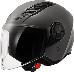 LS2 Airflow 2 Nardo Gri Açık Motor Kaskı