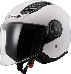 LS2 Airflow 2 Beyaz Açık Motor Kaskı