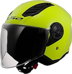 LS2 Airflow 2 Neon Sarı Açık Motor Kaskı
