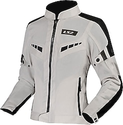 LS2 Blade Air Kadın Gri-Siyah Yazlık Motosiklet Montu
