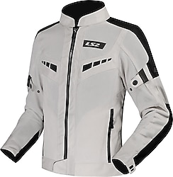 LS2 Blade Air Erkek Gri Yazlık Motosiklet Montu