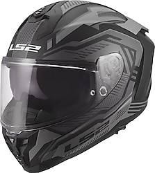 LS2 Challenger 2 Dravix Mat Gri Full Face Motor Kaskı