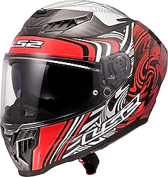 LS2 Dragon Karbon Enthum Full Face Motor Kaskı