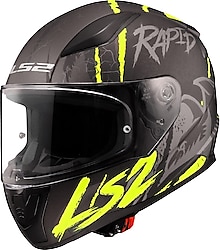 LS2 Rapid 2 Raven Full Face Motor Kaskı